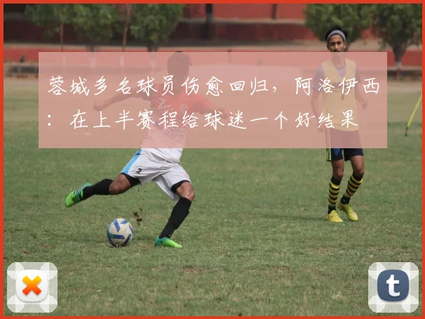 蓉城多名球员伤愈回归，阿洛伊西：在上半赛程给球迷一个好结果